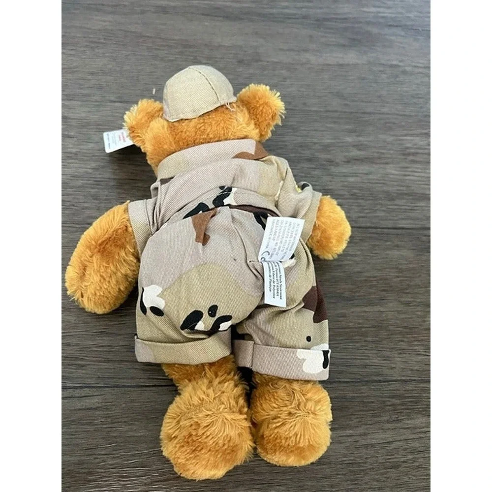 Leukemia Lymphoma Society Military Teddy Bear Desert Camo Awareness Plush LLS